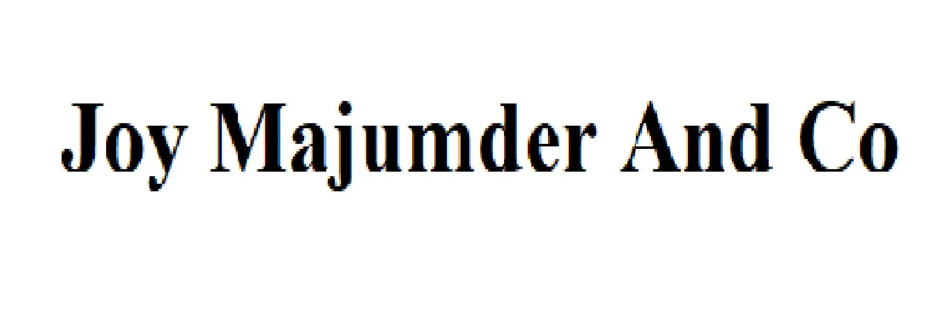 Joy Majumder And Co logo