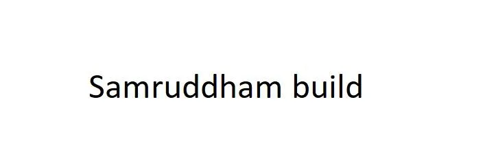 Samruddham build logo