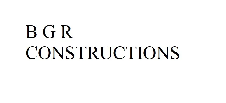 B G R CONSTRUCTIONS logo