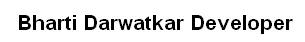 Bharti Darwatkar Developer logo