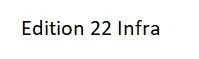 Edition 22 Infra logo