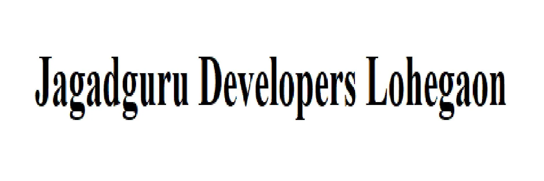 Jagadguru Developers Lohegaon logo
