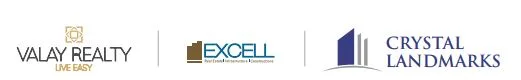 Valay Realty and Excell and Crystal Landmarks logo
