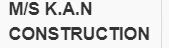 K A N Construction logo