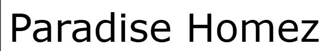 Paradise Homez logo
