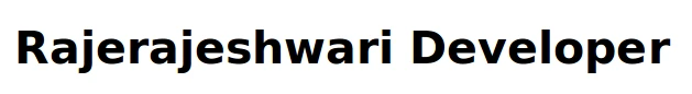Rajerajeshwari Developer logo