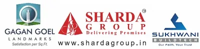Gagan Goel Landmarks and Sharda Grp and Sukhwani B logo