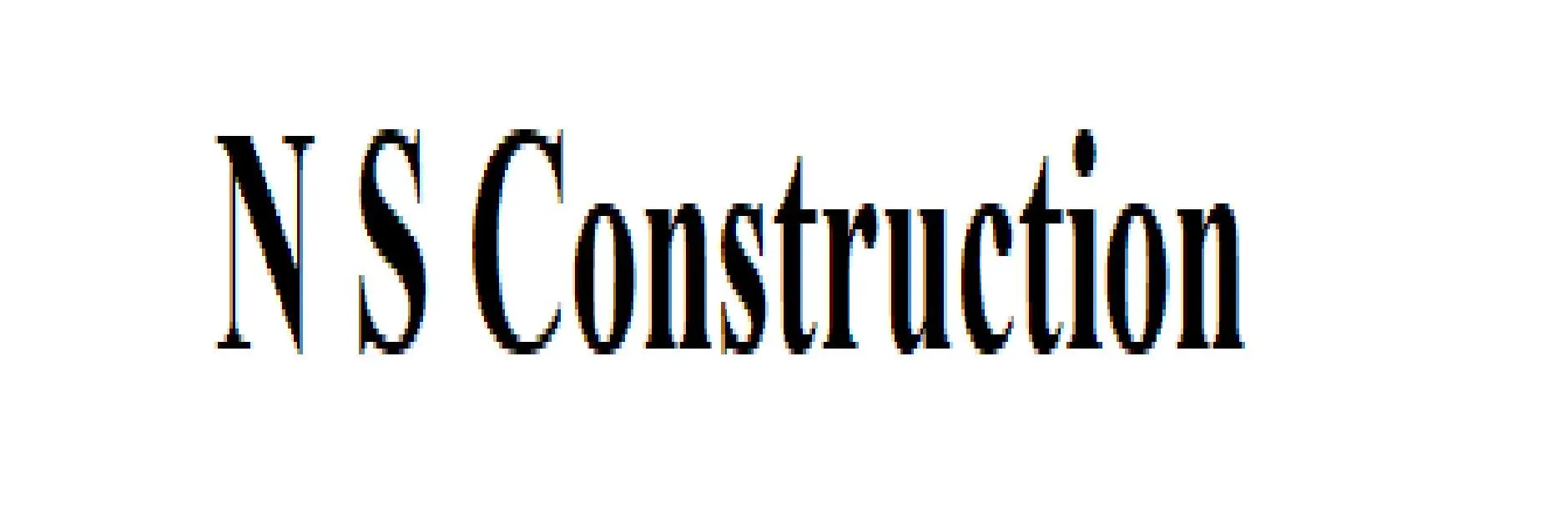 N S Construction logo