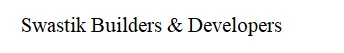 Swastik Builders and Developers logo