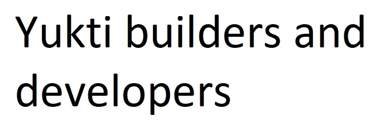 Yukti builders and developers logo