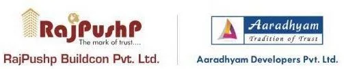 Rajpushp Buildcon and Aaradhyam Developers logo