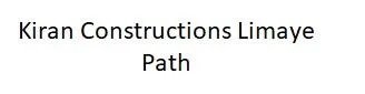 Kiran Constructions Limaye Path logo