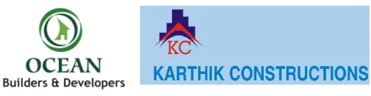 Karthik Constructions and Ocean Builders logo