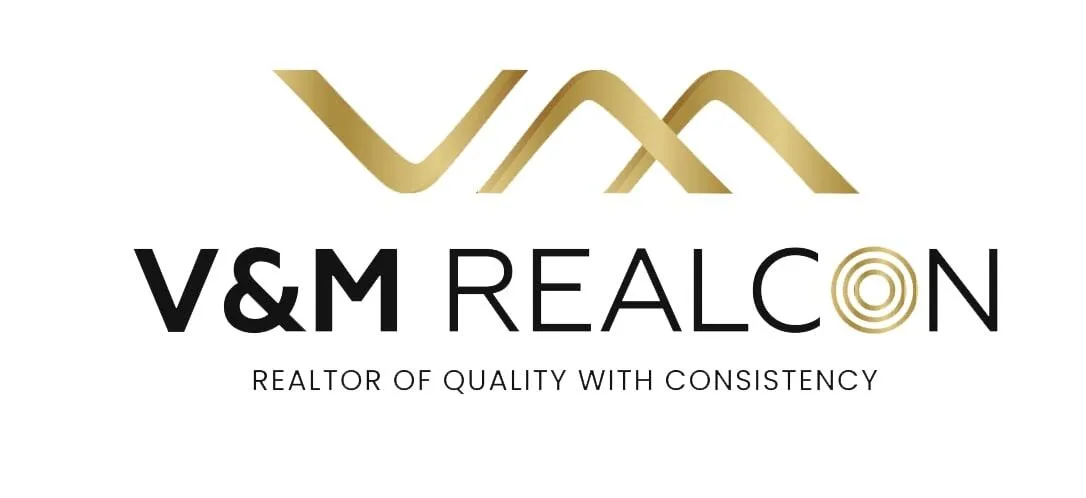 V and M Realcon logo