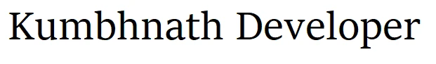 Kumbhnath Developer logo