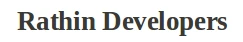 Rathin Developers logo