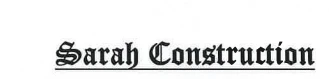 Sarah Constructions logo