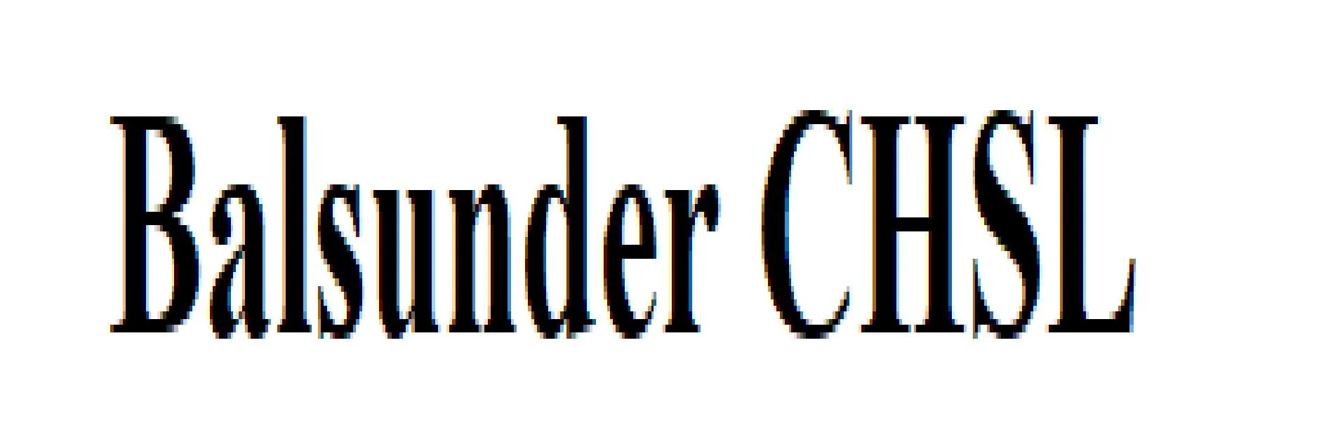 Balsunder CHSL logo