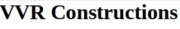 VVR Constructions logo