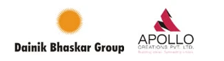 Dainik Bhaskar Group and Apollo Creations logo
