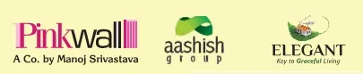 Pinkwall and Aashish Group and Elegant Group logo