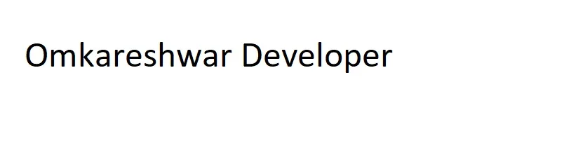 Omkareshwar Developer logo