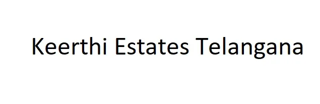 Keerthi Estates Telangana logo