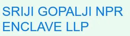 SRIJI GOPALJI NPR ENCLAVE LLP logo