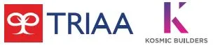 Triaa Realtors and Kosmic Builders logo