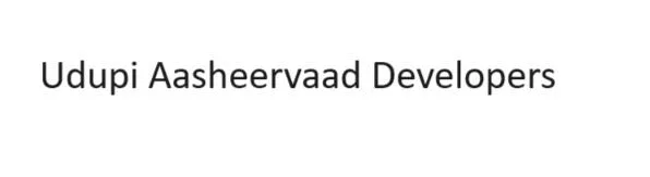 Udupi Aasheervaad Developers logo