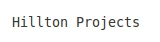 Hillton Projects logo