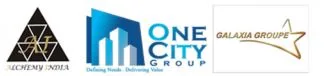 One City Group and GalaxiaGroupe and Alchemy India logo