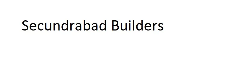 Secundrabad Builders logo