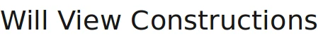 Will View Constructions logo