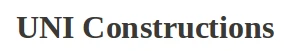 UNI Constructions logo