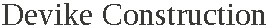 Devike Construction logo