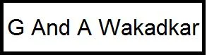 G And A Wakadkar logo