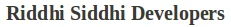 Riddhi Siddhi Developers Vadodara logo