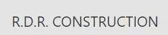 RDR CONSTRUCTIONS logo