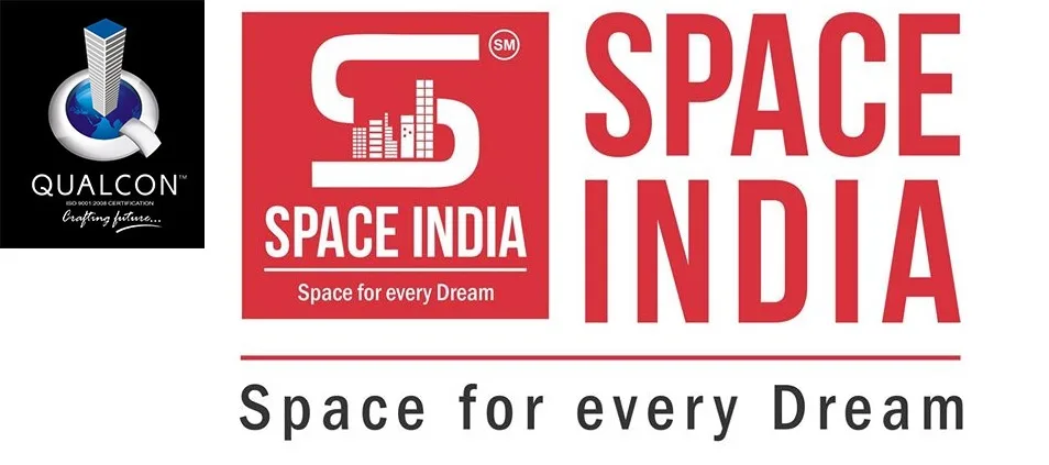 Qualcon and Space India logo