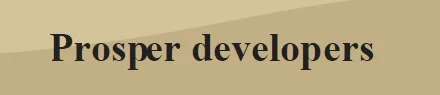 Prosper Developers logo