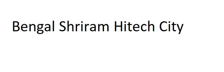 Bengal Shriram Hitech City logo