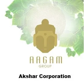 Aagam Group and Akshar Corporation logo
