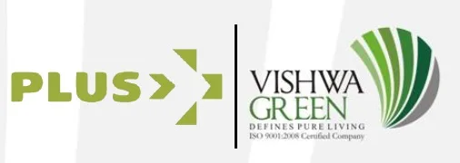 Vishwa Green and Plus logo
