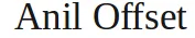 Anil Offset logo