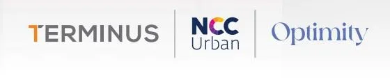 Terminus, NCC Urban and Optimity logo