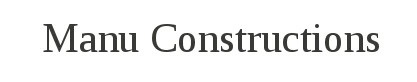Manu Constructions logo