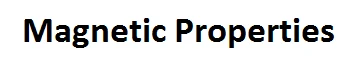 Magnetic Properties photo