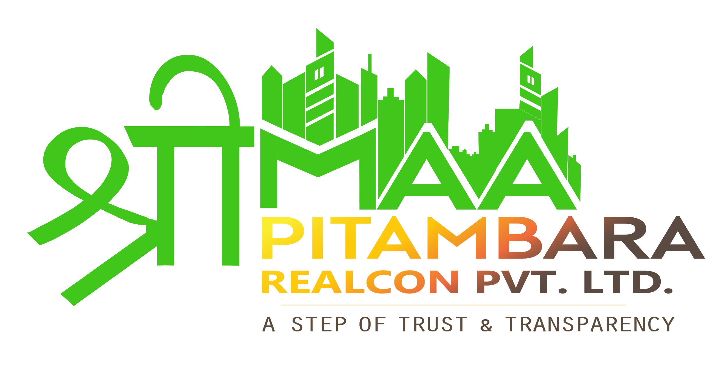 Maa Shri Pitambara Realcon logo