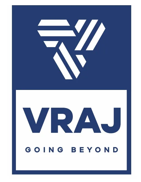 VRAJ REALITY logo